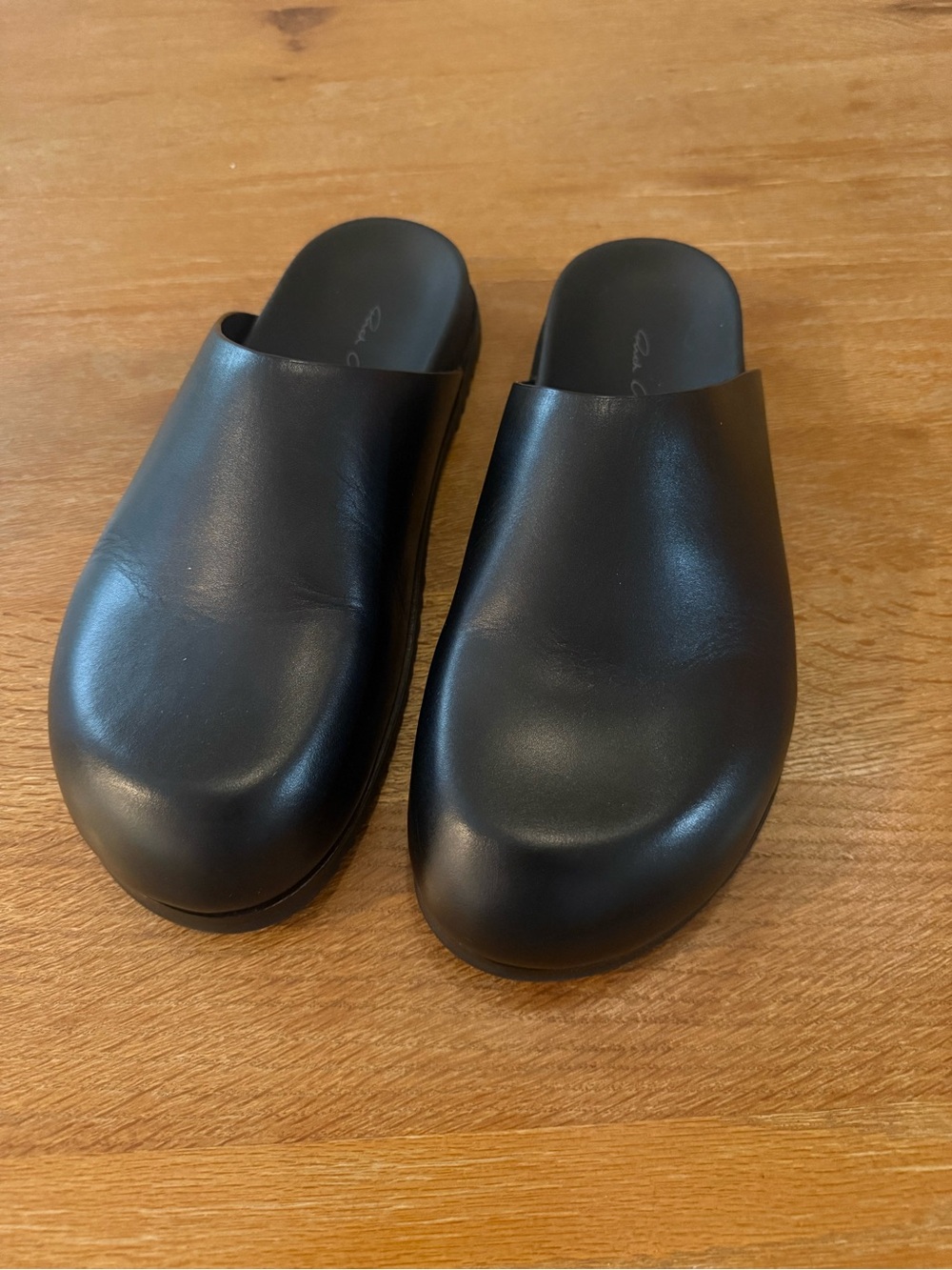 Rick Owens Granola Leather Mules
